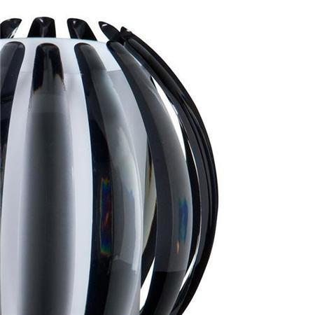 Chrome Touch Table Lamp With Smokey Acrylic & Frosted Glass