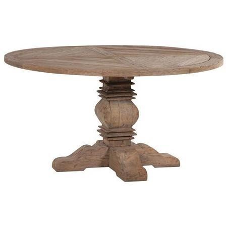 Colonial Reclaimed Pine Round Dining Table - Better Bathrooms