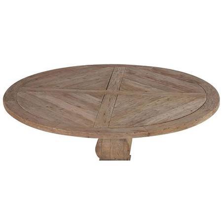 Colonial Reclaimed Pine Round Dining Table