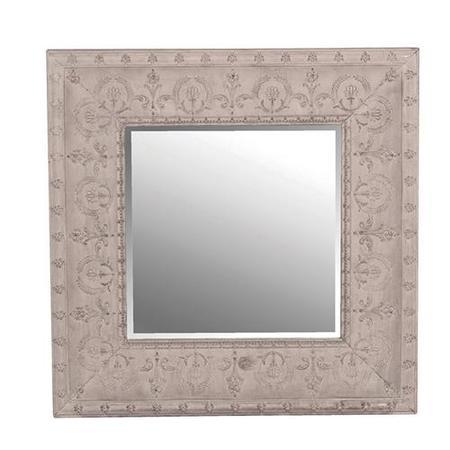 Square Embossed Wall Mirror 700(H) 700(W)