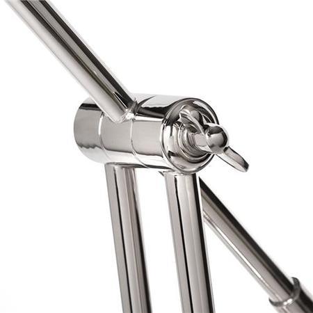 Nickel Angled Desk Table Lamp