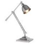 Nickel Angled Desk Table Lamp