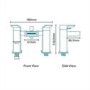 GRADE A1 - Waterfall Bath Shower Mixer - Sanctuary Range