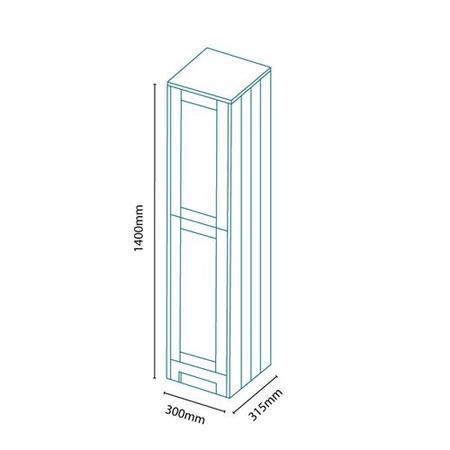 Nottingham Ivory Tall Boy Storage Unit