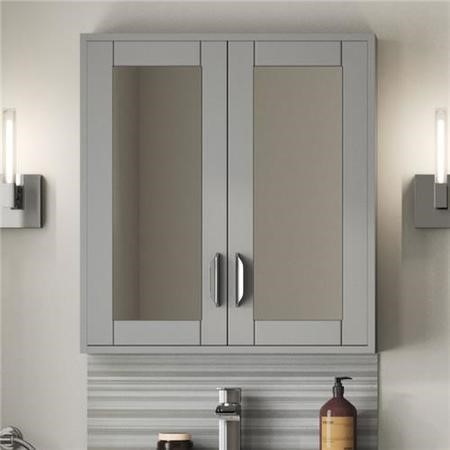 Nottingham Grey Mirrored Cabinet Better Bathrooms