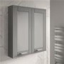 Nottingham Grey Mirrored Cabinet