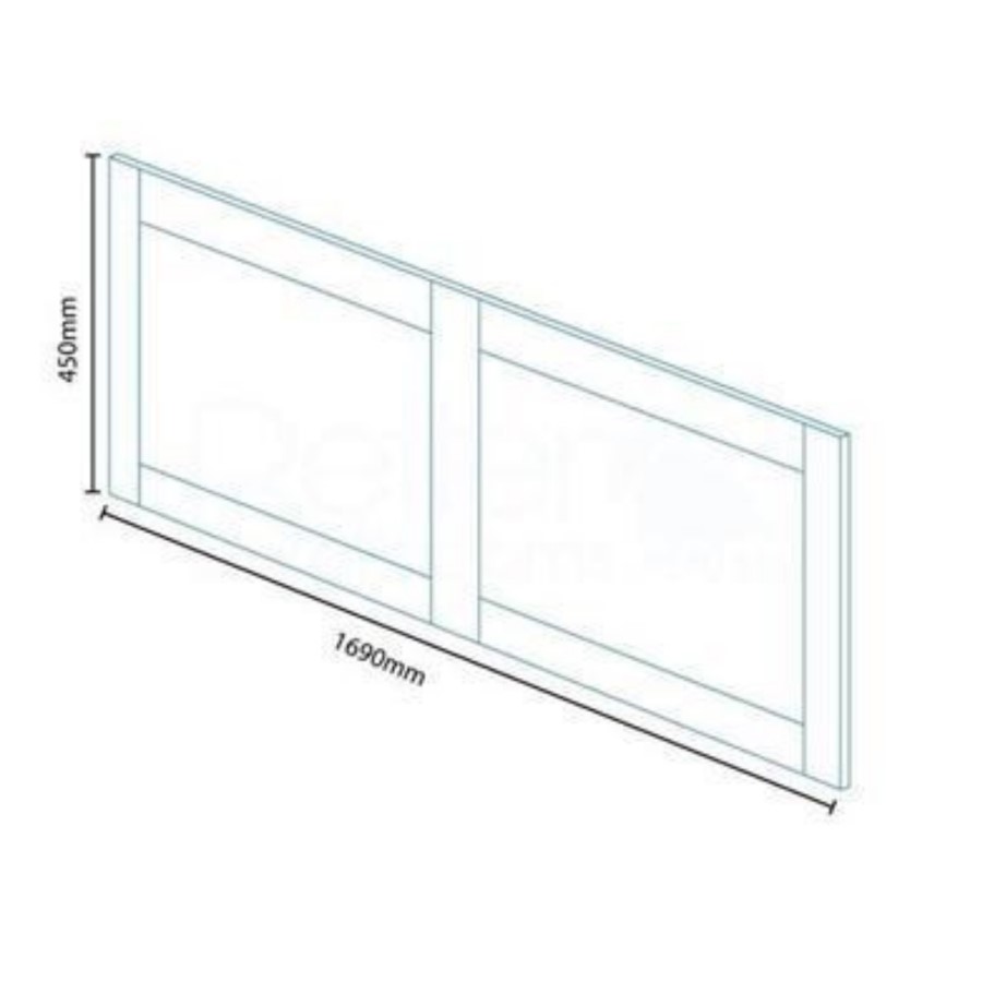 Nottingham 1700 Grey Front Panel