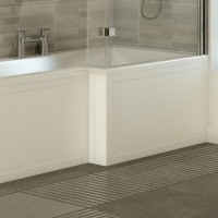 Nottingham White L Shape Front Panel 