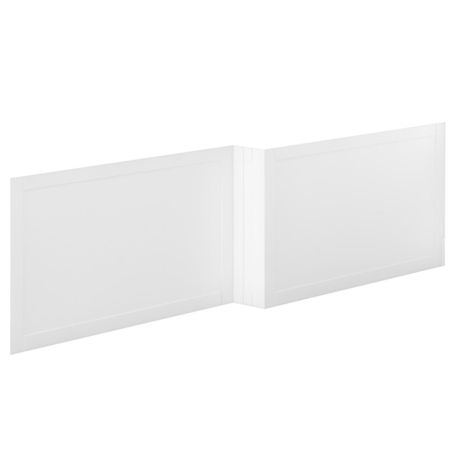 Nottingham White L Shape Front Panel 