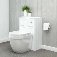 Nottingham White WC Unit with Aurora Back to Wall Toilet 