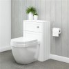Nottingham White WC Unit with Aurora Back to Wall Toilet 