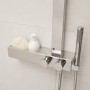 GRADE A1 - Latvin Thermostatic Shower Tower Panel with Integrated Storage
