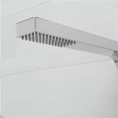 GRADE A1 - Latvin Thermostatic Shower Tower Panel with Integrated Storage