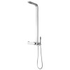 GRADE A1 - Latvin Thermostatic Shower Tower Panel with Integrated Storage