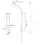 Chrome Luxury Thermostatic Shower Tower Panel with Shower Handset