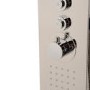 Steel Thermostatic Shower Tower Panel - Catalina Range