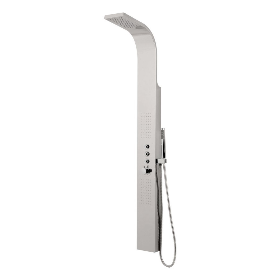 Catalina Mirrored Thermostatic Shower Tower Panel