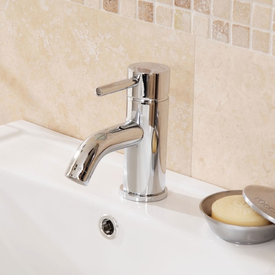 GRADE A1 - S9 Single Lever Round Basin Mixer Tap