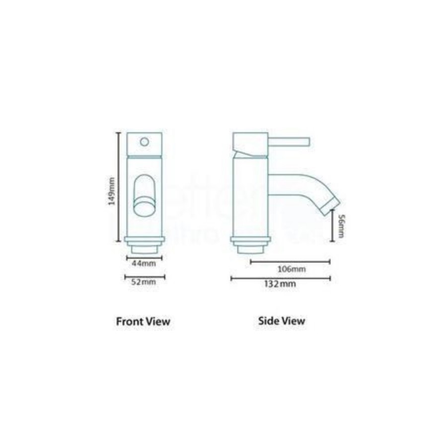 Chrome Mono Basin Mixer Tap - S9