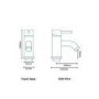 GRADE A1 - S9 Single Lever Round Basin Mixer Tap