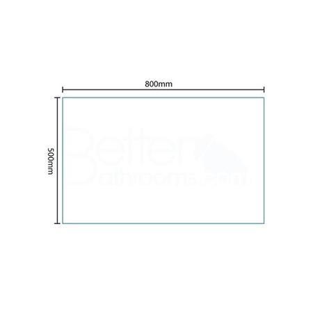 Poppy Back Lit Illuminated LED Mirror