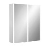 600mm Wall Hung Mirrored Cabinet - Double Door Bathroom Storage - Perth Range