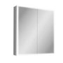 600mm Wall Hung Mirrored Cabinet - Double Door Illuminated Bathroom Storage - Rome Range