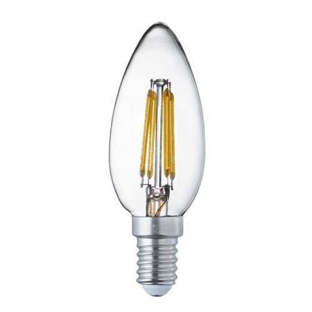 LED E14 Warm White Filament Candle Light Bulb 