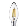 LED B22 Warm White Filament Bayonet Candle Light Bulb 
