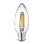 LED B22 Warm White Filament Bayonet Candle Light Bulb 
