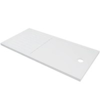 GRADE A1 - Slim Line 1400 x 900 Walk In Shower Tray GRADE A1 - Slim Line 1400 x 900 Walk In Shower Tray