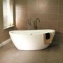 Duo Oval Modern Freestanding Bath - L1750 x W840mm