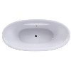 Duo Oval Modern Freestanding Bath - L1750 x W840mm