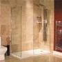 Walk In Glass Shower Screen - 1850 x 1100mm - 8mm Glass