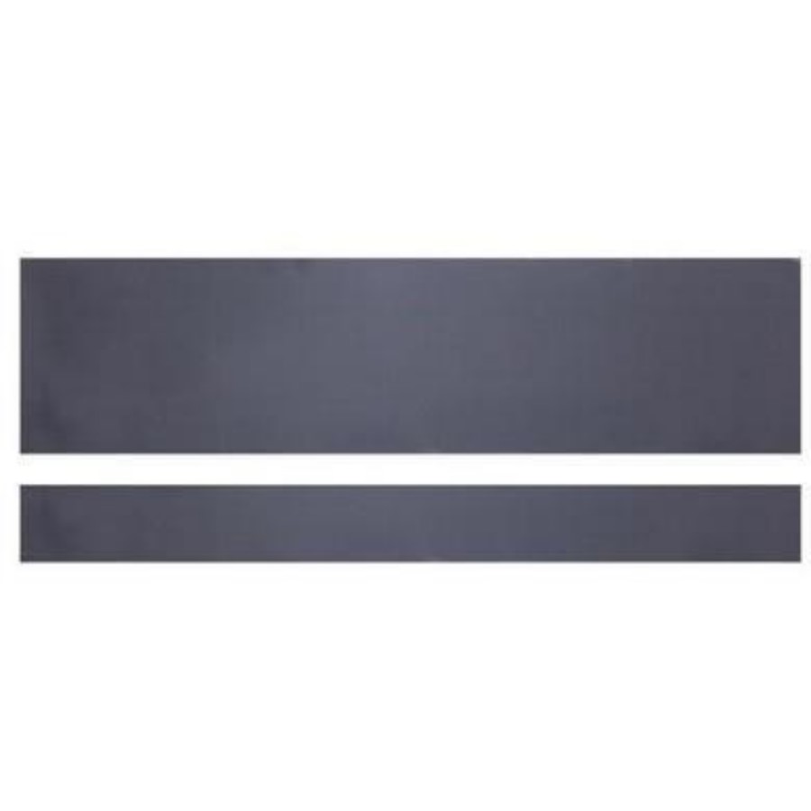 GRADE A3 - Cuba 1700mm Grey Bath Panel with Plinth - Height Adjustable