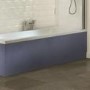 GRADE A2 - Cuba Grey 1800mm Bath Panel and Plinth with Adjustable Height