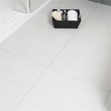 Cementi White Porcelain Wall/Floor Tile - Better Bathrooms
