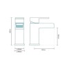 Quadra Waterfall Basin and Bath Tap Pack