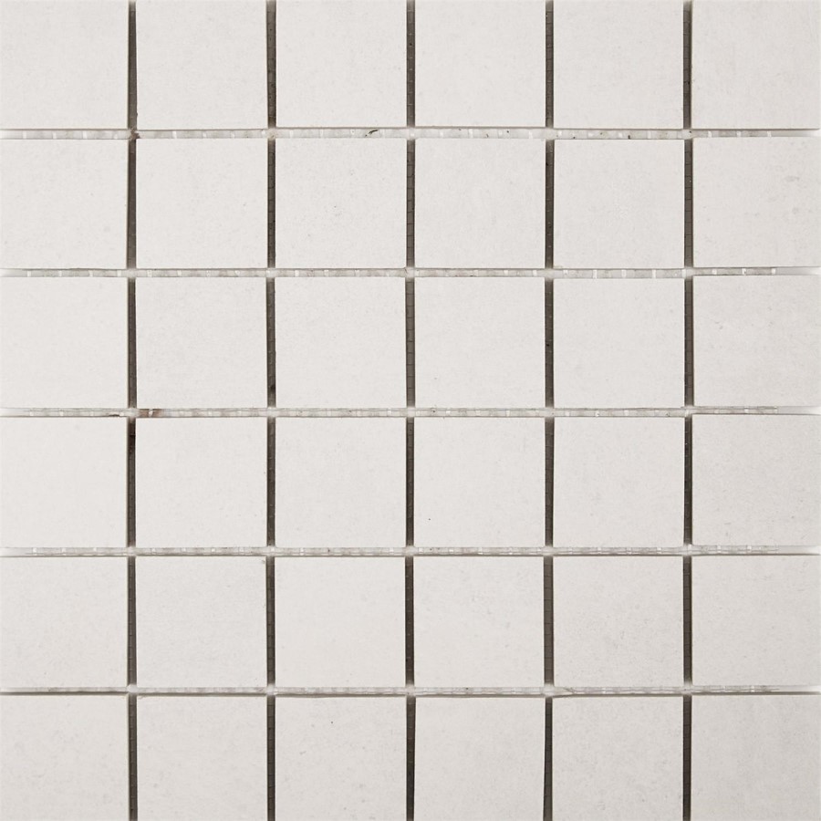 Cementi White Porcelain Wall/Floor Mosaic