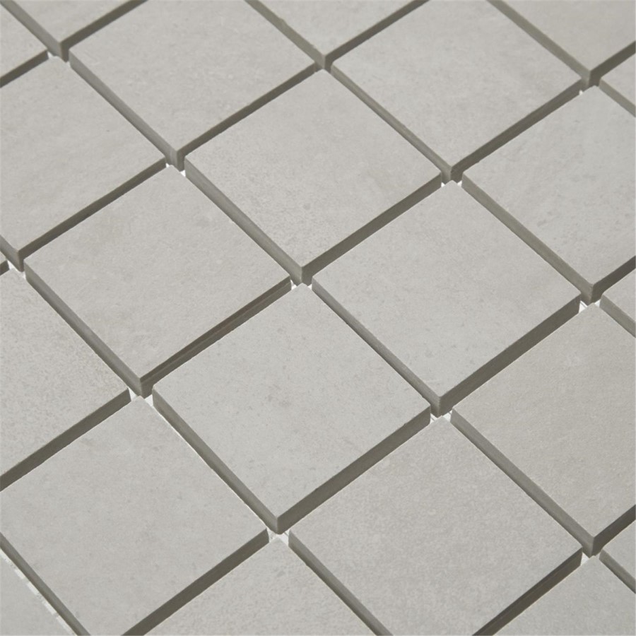 Cementi Light Grey Porcelain Wall/Floor Mosaic 