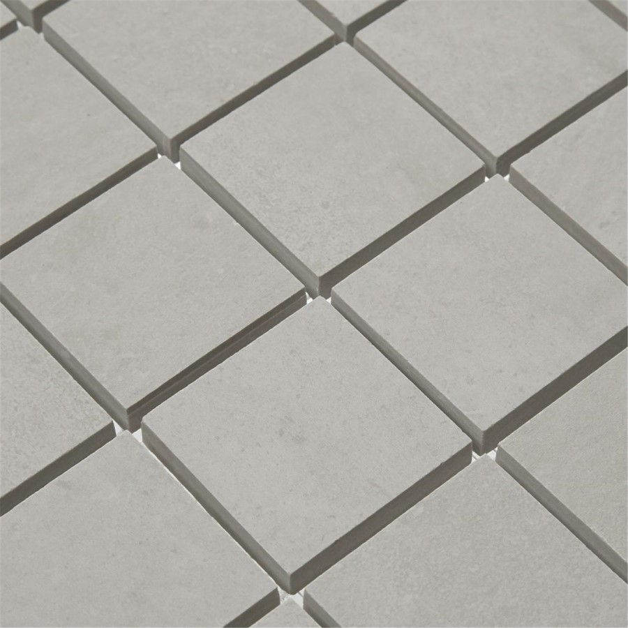 Cementi Light Grey Porcelain Wall/Floor Mosaic 