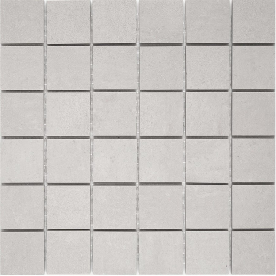 Cementi Light Grey Porcelain Wall/Floor Mosaic 
