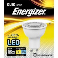 Energizer LED GU10 Warm White Light Bulb  Energizer LED GU10 Warm White Light Bulb