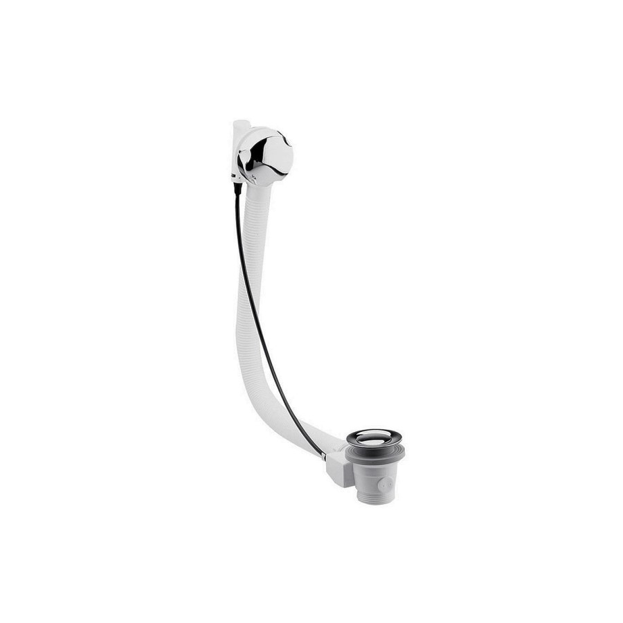 Pop Up Bath Waste & Overflow - Chrome