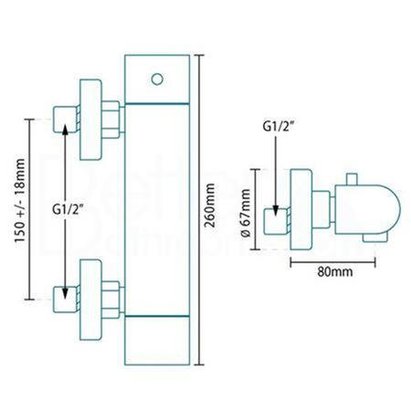 Premium Thermostatic Shower Valve - Vitalia Range