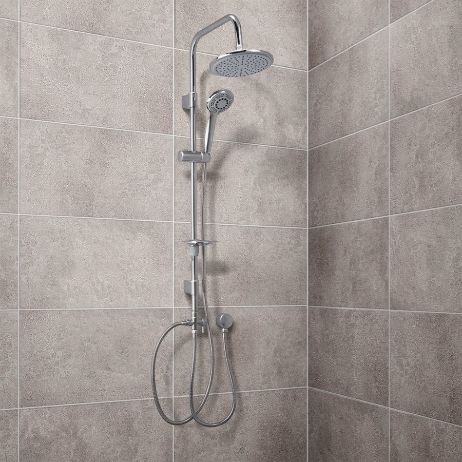 Dualex Multi Function Riser Slide Shower Rail Kit