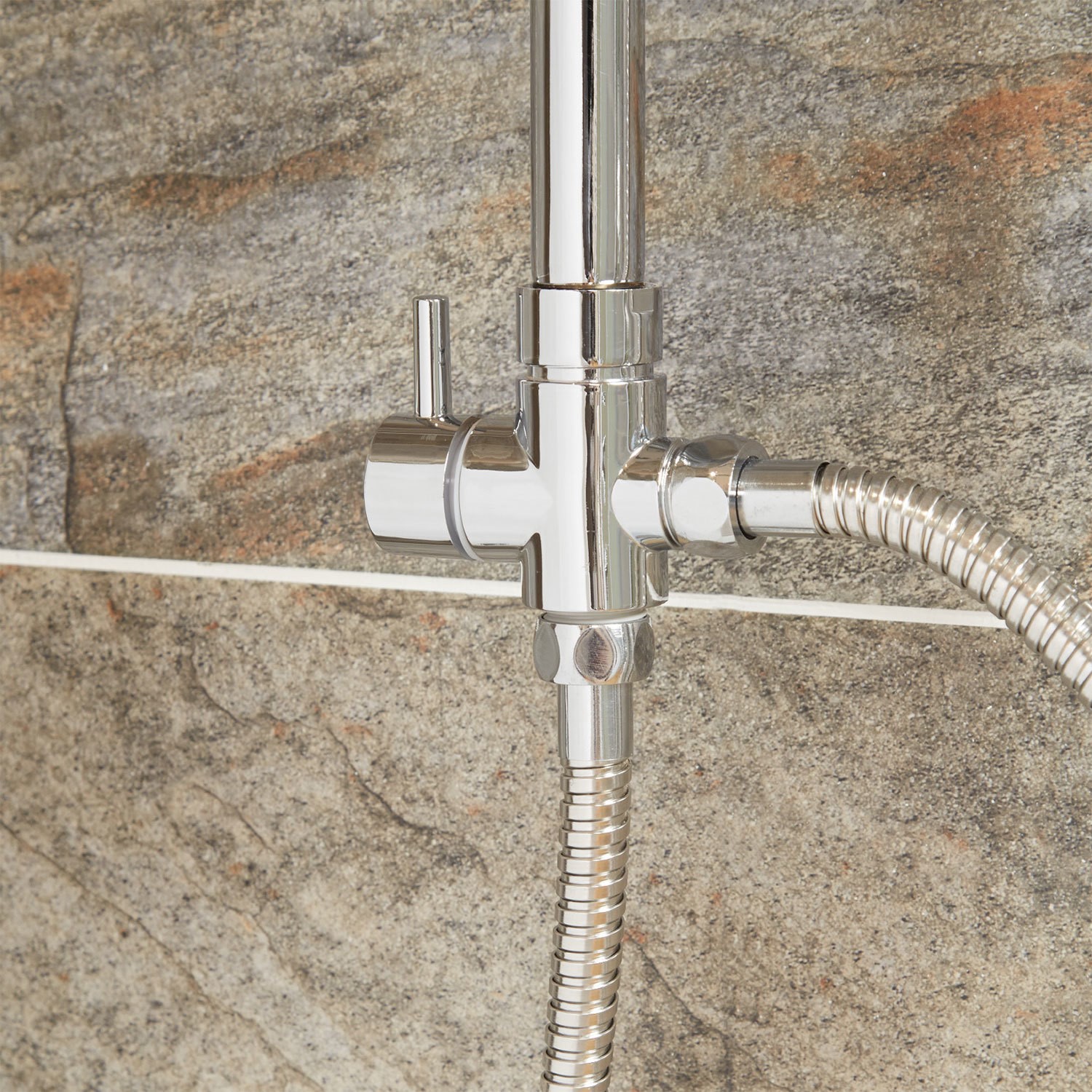 Dualex Multi Function Riser Slide Shower Rail Kit - Better Bathrooms