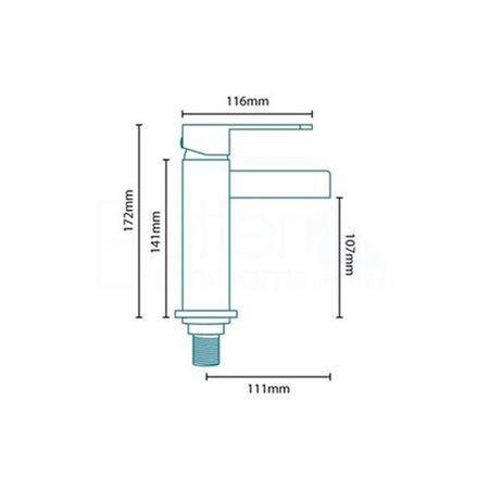 Premium Basin Mixer Tap - Doriano Range
