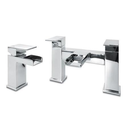 Waterfall Basin Mixer and Bath Filler Tap Pack
