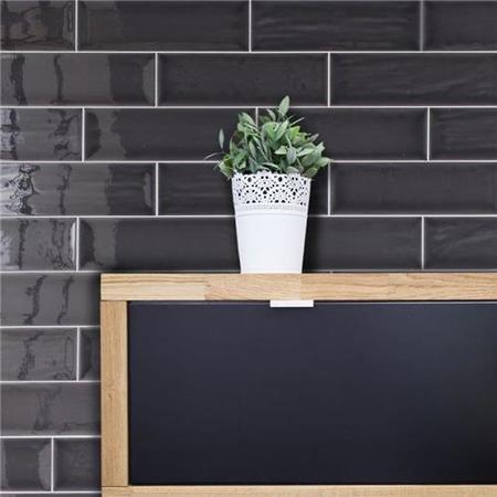 Aria Black Wall Tile 